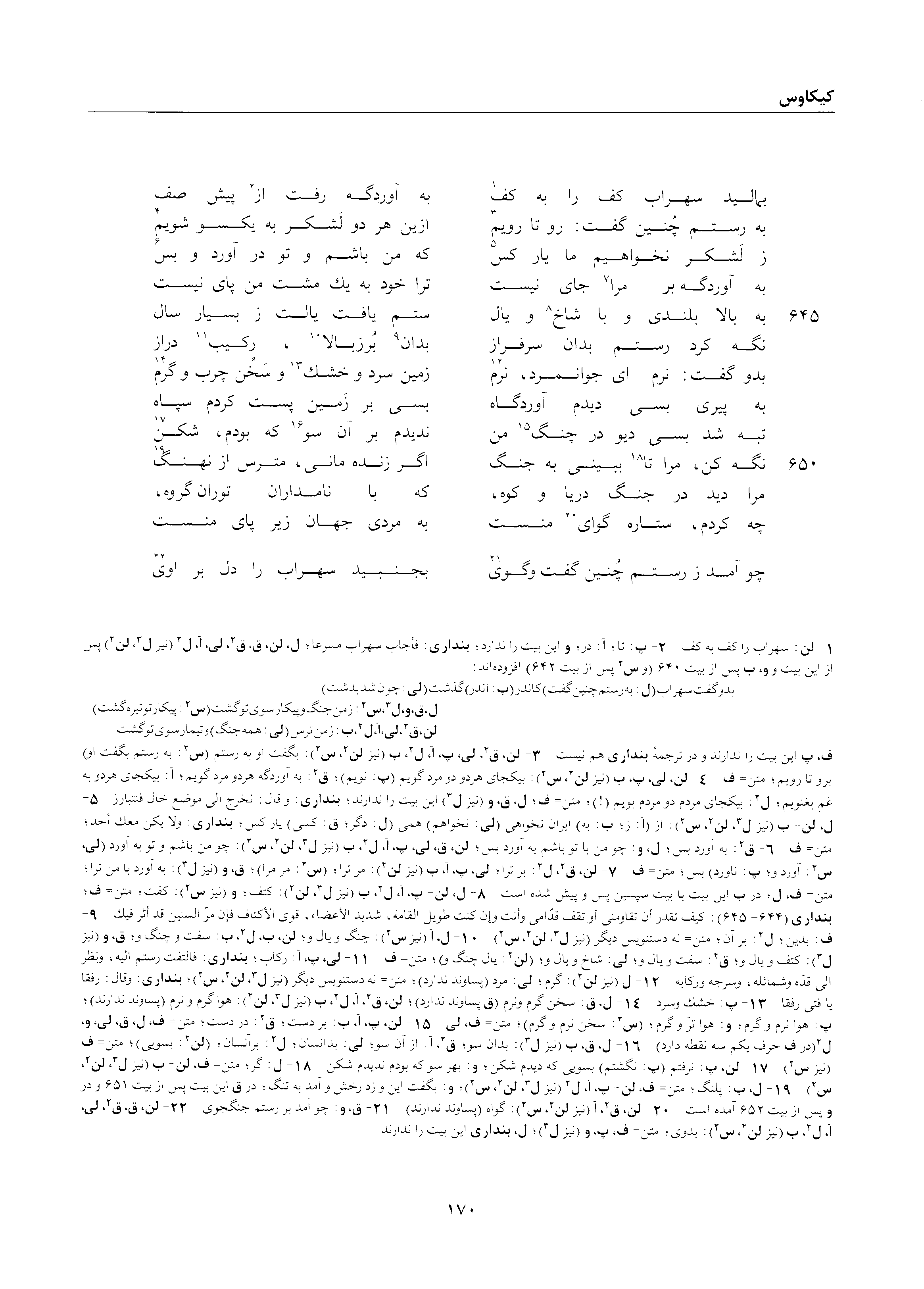A page from the Shāhnāma