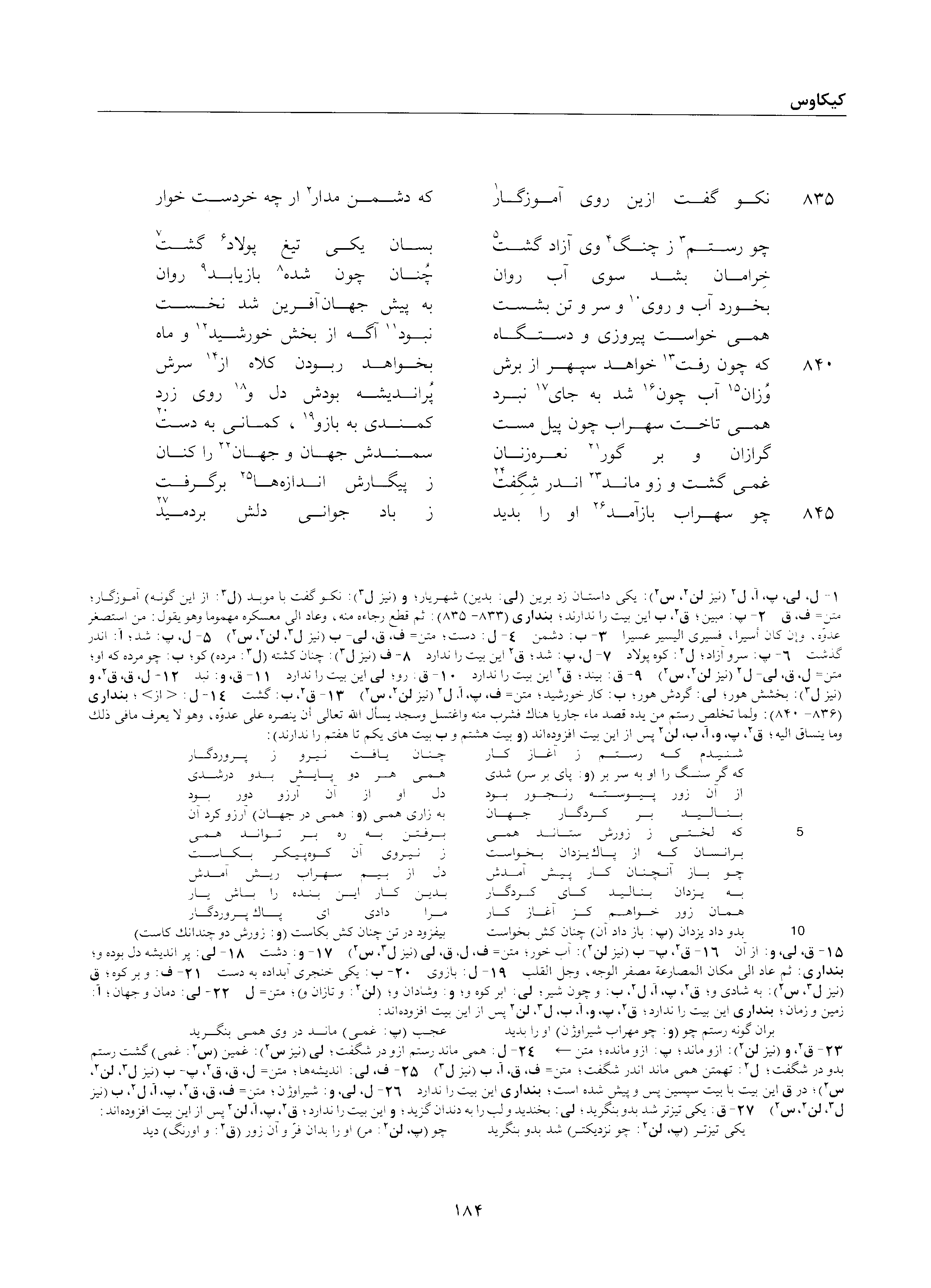 A page from the Shāhnāma